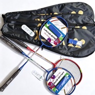 FULL BADMINTON RACKET WITHOUT JOINTS 24 LBS READY TO USE BAG + GRIP