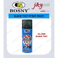 BOSNY Black Tint Spray Paint (Only in West Malaysia) 1000# Vehicle Lamp Windows Glass Lamps