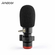 Andoer MIC06 Mini Plug-in Smartphone Microphone Mic 3.5mm TRRS Plug for Smartphone Video Recording L