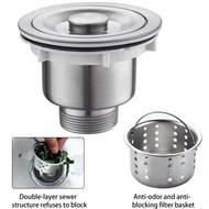 Stainless Steel SUS 304 Kitchen Sink Drain Kitchen Sink Drain