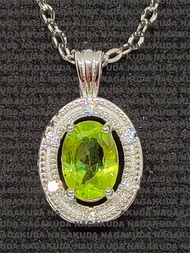 Peridot Pendant S925 Necklace