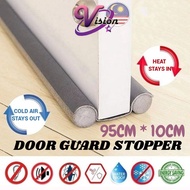 (1 PC) Flexible Door Twin Draft Guard Stopper Reduce Noise Bottom Sealing Weather Strip Soundproof W