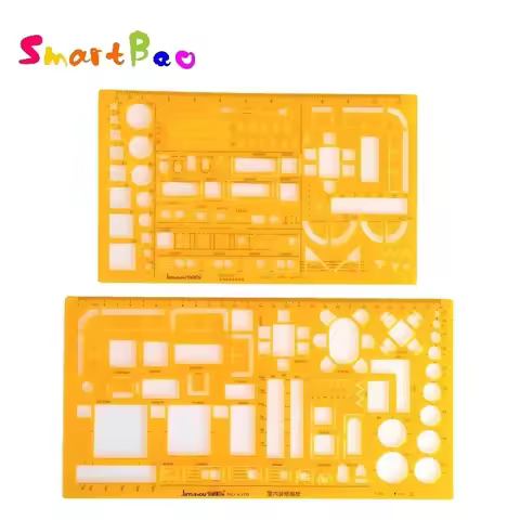 1:50 Scale Architect Drawing Template House Plan Interior Design Decoration Furniture Building Formw