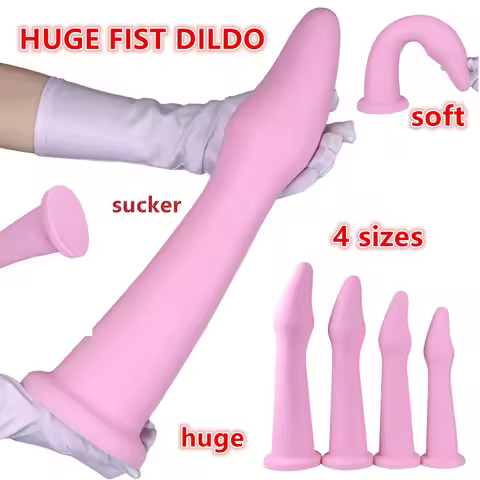 40cm Long NEW Huge Anal Plug Fisting Arm Butt Plugs Suction Cup Soft Dildo Giant Anal SexToys Adult 