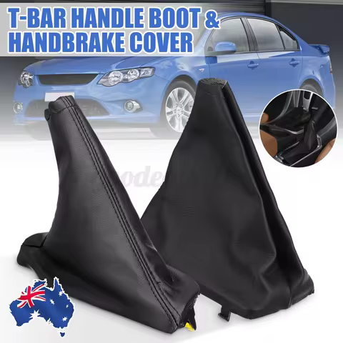 For Ford Falcon FG FGX XR6 XR8 G6E FPV 08~18 T Bar Handle + Handbrake Boot Cover Gear Lever Dust Cov
