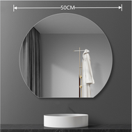 Bathroom Mirror Dressing Mirror Beauty Salon Wall Mounted Mirror Bathroom Semi-circular Hanging Mirr