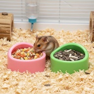 Hamster Plastic Mini Food Bowl Pet Feeding Bowl for Small Animals - Random Color