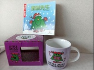 Mr. Men Little Miss 系列Little Miss Christmas 奇先生妙小姐聖誕陶瓷杯送中文版聖誕先生書