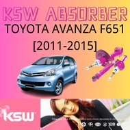 Ksw Shock Absorber[Gas]Toyota Avanza F651[2011-2015]Front&rear