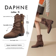 Western Cowgirl Short Boots with Fringe and Beads