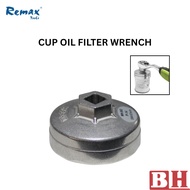 REMAX Cup Oil Filter Wrench 64mm 67mm 74mm Aluminium Socket Alat Cabut