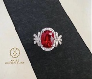 新品nice😍❤️！ Guild 3.46ct Rubellite Ring！ 18k gold & 0.49ct diamond, price 1xxxxHKD 極靚色濃色Vivid Red鴿血紅色