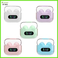 ◴ V-POWER VP-B09 Bluetooth Earphone TWS Wireless Earphone Stereo Bass earbud