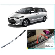 Toyota ESTIMA ACR 50 2006-2021 Rear Bumper Guard Trunk Protector Stainless Steel