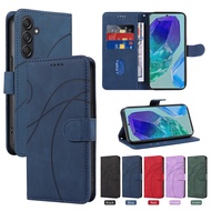 Ốp điện thoại cho Samsung mới Ốp Nắp gập Có Khe Cắm Thẻ Ví da từ tính Galaxy M55 M35 M15 M62 M54 M32