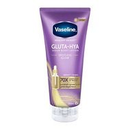 Vaseline Healthy Bright Gluta Hya Serum Lotion Pro-Age Resotre 300 ml. พร้อมส่ง