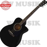 HITAM Yamaha Acoustic Guitar FS100C/FS 100C/FS 100C - Black