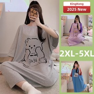 XB 2XL-5XL 100% Cotton Nightdress - Plus Size Women's Sleepwear