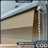 Brownwhite Korean Blinds For Windows Venetians Duo Roller Blinds 90/110/130/140/150/160/180x160cm La