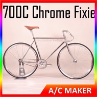 700C Chrome Fixie Bike Basikal Bicycle classic Road Retro Fixie colour
