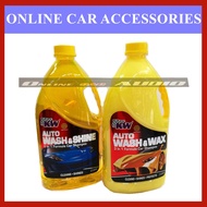KW Car Shampoo 1x Wash n Wax ,1x Wash n Shine (2 litres)