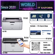 Brother Laser Printer - HL1110 HL-1110 Brother Laser Wireless Printer - HL1210w Hl-1210w - TN1000 DR