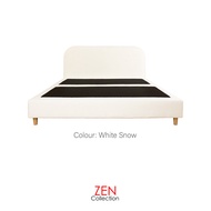 ZEN Collection เตียงนอน ฐานเตียง+หัวเตียง เสริมไม้อัด 6ฟุต 5ฟุต 3.5ฟุต (ไม่รวมที่นอน) BIANCA Bedding