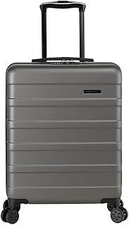 Anode Carry-On Suitcase - Lightweight Hard Shell 4 Wheel Combination Lock, graphite, 55 x 40 x 20 cm