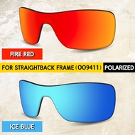 Two Complete Lens Sets Impact‑Resistant TAC Replacement Lenses for Straightback OO9411 Sunglasses, U