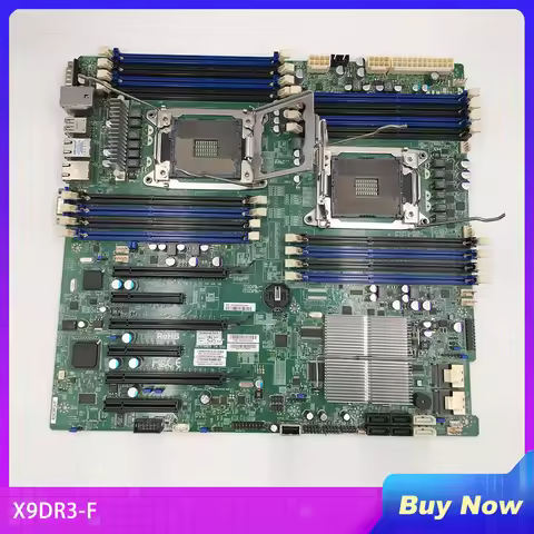 For Supermicro Server Motherboard LGA2011 Support E5-2600 V1/ V2 Family ECC DDR3 8x SAS Ports From C