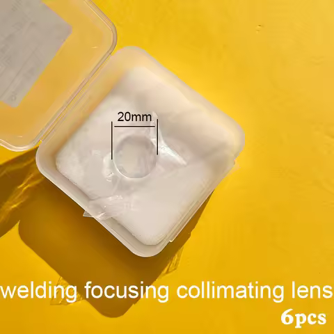 6pcs Fiber Laser Collimating Focusing Lens D20x4.5 F150 F200 F400 F600 F800 D16x5 F60 D20 5.0 F60 D2