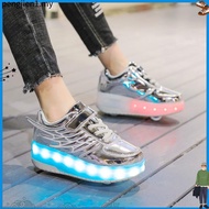 Heelys wing single-wheel LED shoes kids luminous shoes youth pulley sports shoes sneakers for women 