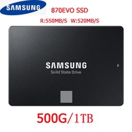 Samsung 2.5 Inch Hard Drive 870EVO Intelligent 500G/1TB Internal Upgrade PC Laptop Memory Storage SSD Computer Accessory
