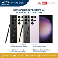 Samsung Galaxy S23 Ultra 5G (12GB+256GB/512GB/1TB) Smartphone - Original 1 Year Warranty by Samsung MY