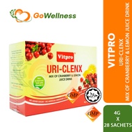 VITPRO URI-CLENX 4G | Suitable for Urinary Problem | Cranberry & Lemon Juice