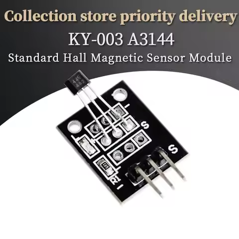 KY-003 A3144 Standard Hall Magnetic Sensor Module Works with Arduino Boards for Arduino