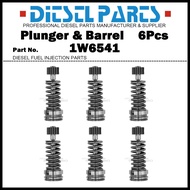 6Pcs Plunger and Barrel Assembly 1W-6541 7N-7168 8N-9130 for Caterpillar 3204 3304 3304B 3306 3306B 