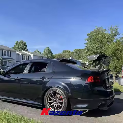 JS Style Partial Carbon Fiber Rear GT Spoiler 140cm Length For Honda Civic FD2