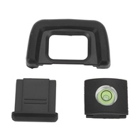 22mm Camera Viewfinder Eyepiece Eyecup with Hot Shoe Cover and Level for Nikon D7500   PPC2