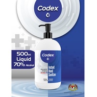 [Ready Stock] Codex 70% Alcohol Instant Hand Sanitizer 500ML KKM/MOH Approved!