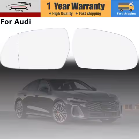 Heated Rearview Mirror Glass Mirror Lens left right For Audi A4 S4 2010-2016 A5 S5 2010-2017 A3 2010