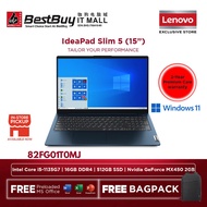 Lenovo IdeaPad 5 15ITL05 82FG01T0MJ 15.6" FHD Laptop Blue (Intel i5-1135G7/ 16GB/ 512GB/ NVIDIA MX45