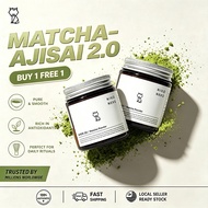 Authentic NIKO NEKO Matcha AJISAI 2.0 Premium Ceremonial Green Tea Powder
