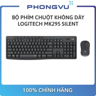 Bàn phím + Chuột không dây Logitech MK295 Silent (Đen) - Bảo hành 12 tháng
