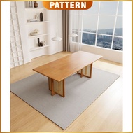 Nordic Solid Wood Rattan Dining Table | Rattan Dining Table Dining Chair