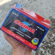 BATERI MOTOSIKAL OSIMA GEL BATTERY GTZ5-S GTZ4V YTZ5 YTZ5S FOR YAMAHA Y15, Y15ZR LC135 V2-V6, Y16ZR