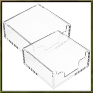 2pcs Notes Memo Box Dispenser Desktop Organizer Easy Access Storage