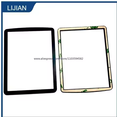 1PCS New LCD Window Outer Glass Protective Screen + Tape for Canon EOS 400D 1100D 3000D 4000D 5D 5D2