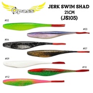 OPASS JS105 21CM JERK SWIM SHAD SOFT PLASTIC