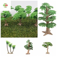 RADIV Simulation Cypress, Plastic Cypress Coconut Tree, DIY Vivid Pine Trees Mini Landscape Tree Mod
